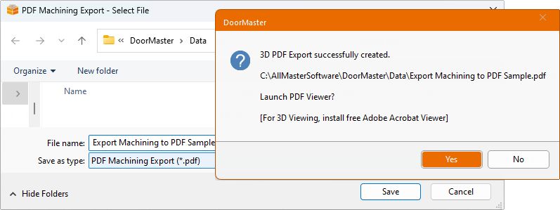 Click to view PDF report generated